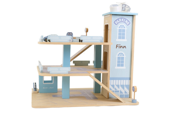 Personaliseer de speelgoedgarage