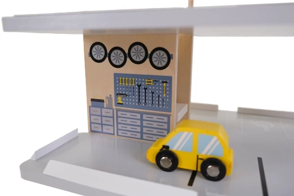 Plek voor onderhoud aan de auto