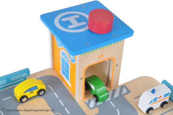 Helikopter platform en lift.