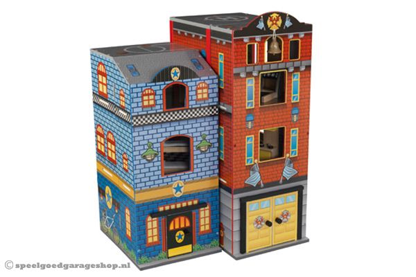 De garage is inklapbaar.